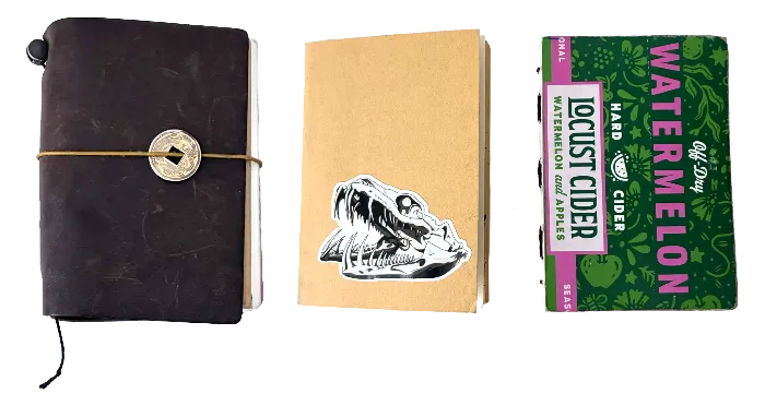 Olive passport Traveler's Notebook with inserts
